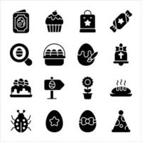 Simple Set of Easter Day Vector icons