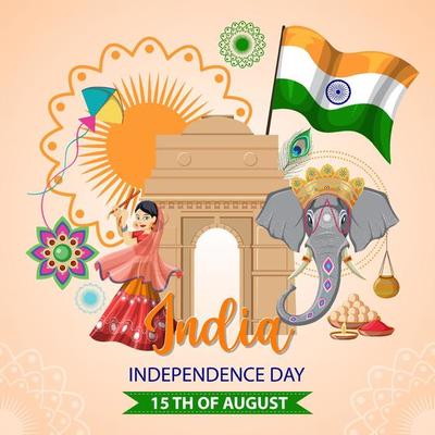 India Independence Day Poster