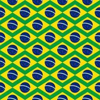 seamless pattern of brazil flag. vector illustration. print, book cover, wrapping paper, interior and exterior decoration, banner and etc