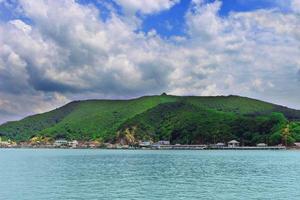 Island in the sea in thailand photo