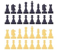 ajedrez símbolo diseño arte ocio estrategia. deporte pictograma juego concepto vector tablero de dados. figura rey, reina, alfil, caballo, torre, peón. juego de ilustración. icono de desafío de fondo de educación