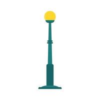 City street lamp post concept vector flat illustration design isolated on white background
