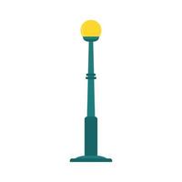 City street lamp post concept vector flat illustration design isolated on white background