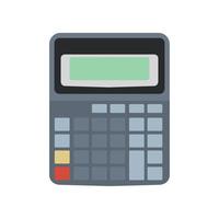 Calculator icon vector isolated design. Business button illustration sign mathematics