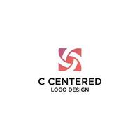 C VORTEX LOGO DESIGN VECTOR