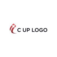 C ARROW UP LOGO DESIGN VECTOR