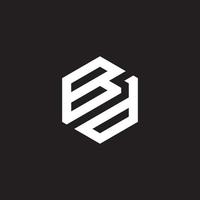 Bd HEXAGON LOGO DESIGN VECTOR