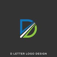 D FAST LINES LOGO DESIGN VECTOR