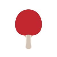 Ping Pong paddle tennis vector icon. Isolated illustration sport racket