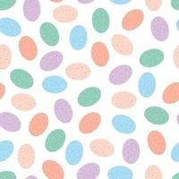 vector happy easter seamless pattern eggs background isolated vector hand drawn happy easter greeting card