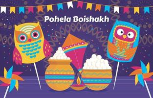 Pohela Boishakh Background vector