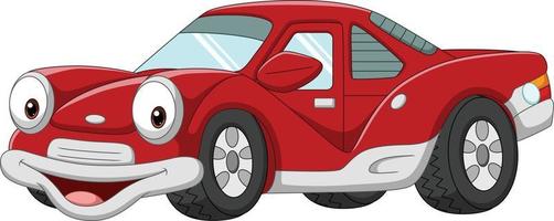 Car Cartoon Red Stock Vector (Royalty Free) 289319798