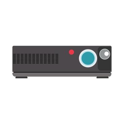 Projector video cinema movie icon film. Vector illustration camera isolated. Concept design