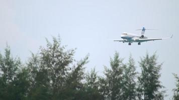 Airplane of Bajaj landing video