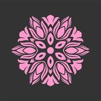 diseño de vector de arte mandala moderno con una hermosa mezcla de colores vector gratis