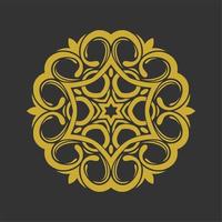 Modern mandala art vector design with a beautiful mix of colours Free Vector