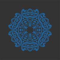 Modern mandala art vector design with a beautiful mix of colours Free Vector