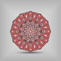 Modern mandala art vector design with a beautiful mix of colours Free Vector