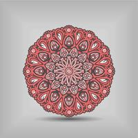 Modern mandala art vector design with a beautiful mix of colours Free Vector