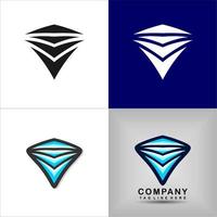 elementos del logotipo conjunto diseño formato vectorial eps vector