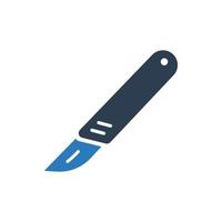 icono de cuchillo de cirugía vector