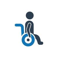 Disability Icon, Wheelchair Accessibility Handicap Icon, handicapped icon vector