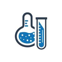 Beaker Icon, Clinical Analysis Icon vector