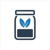 Herbal Drug Icon vector