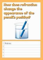 Science Experiment Log Worksheet vector