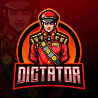 Dictator esport mascot logo design