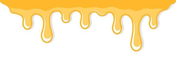 Honey dripping element vector