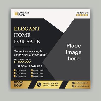 Real estate post template design