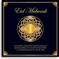 Eid ul-Fitr and Eid Mubarak social media banner template vector