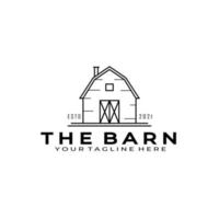 barn farm warehouse logo vector illustration design