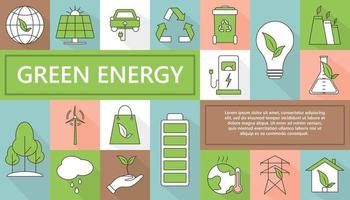 Green energy background