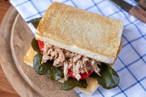 Tuna and Green Oak Bread Sandwich photo