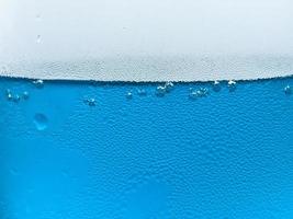 abstract Background of White and Blue Color with Condensation of Air photo