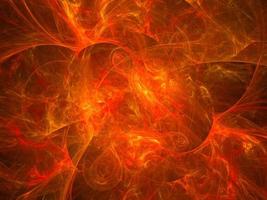 Abstract fractal art background, suggestive of fire flames and hot wave. Computer generated fractal illustration art heavy sparkle fire theme. photo