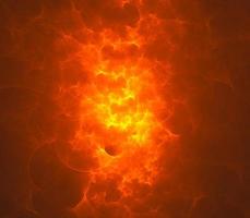 Abstract fractal art background, suggestive of fire flames and hot wave. Computer generated fractal illustration art fire theme. photo