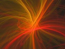 Abstract fractal art background, suggestive of fire flames and hot wave. Computer generated fractal illustration art fire theme. photo