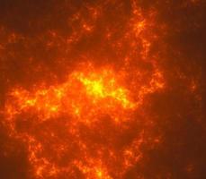 fondo de arte fractal abstracto, que sugiere llamas de fuego y olas calientes. generado por computadora arte de ilustración fractal fuego crujido tema. foto