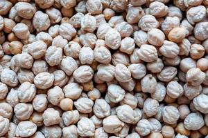 garbanzos para cocinar, alimentos crudos foto