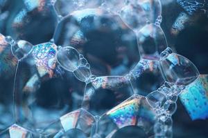 beautiful soap bubbles, abstract backgrounds photo