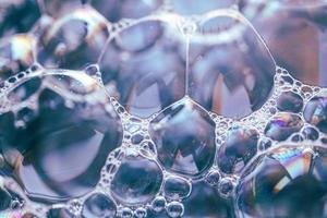beautiful soap bubbles, abstract backgrounds photo