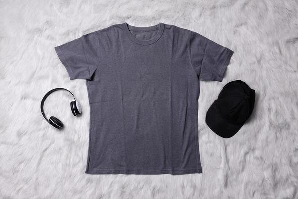 Grey T Shirt Mockup Stock Photos, Images and Backgrounds for Free Download