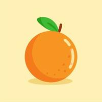 ilustración vectorial gráfico de naranja vector