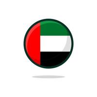 icono de la bandera de los emiratos árabes unidos vector