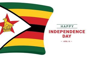 día de la independencia de zimbabwe vector