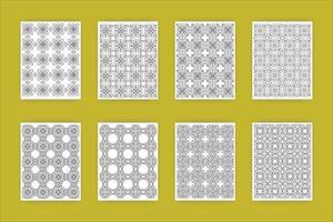 patrón digital textil mandala vector