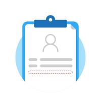 incomplete personal data information concept illustration flat design vector eps10. modern graphic element for landing page, empty state ui, infographic, icon
